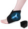 Helthrelife Gel Cheville Ice Pack Wrap réglable pour douleur au talon, fasciite plantaire, tendinite d'Achille, talons secs fissurés, entorse, blessures sportives