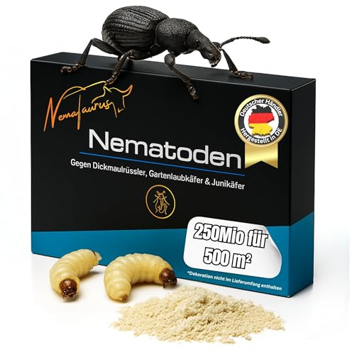 Nematoden gegen Dickmaulrüssler Larven biologische Schädlingsbekämpfung bei Larven und Engerlingen schädlicher Käfer (250 mio für 500 m²)