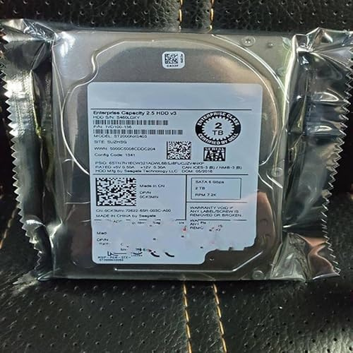 MIDTY HDD para R730 R630 R420 2TB 2.5 SATA 64MB 7.2K para disco duro interno para servidor HDD para CK3MN 0CK3MN ST2000NX0403