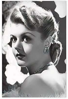 Retro Hollywood Filmstern Angela Lansbury Leinwand Poster Schlafzimmer Dekor Sport Landschaft Büro Zimmer Dekor Geschenk ohne Rahmen Stil 40 x 60 cm