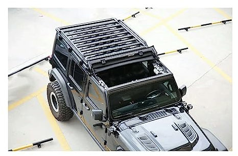 HILLAR Dachtrager Für Jeep Für Wrangler Für JK 4X4 Aluminium Träger Auto Dachträger