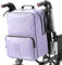 Staveley Wheelchair Bag |Wheelchair Backpack Wheelchair Bags for Back of Chair | Electric Wheelchair Storage Bag Accessories (Purple).