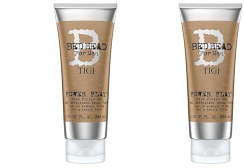 Bed Head for Men by TIGI Power Play Haargel für Herren für starken Halt, 200 ml (Packung mit 2)