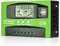 MPPT 60A Controlador de Carga Solar 12V 24V Automático, MPPT 60A Regulador de Carga Solar con Sensor Ttemperatura LCD Pantalla 2 puertos USB, Apto muchos plomo ácido y litio Baterías