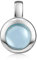 Materia Blautopas Anhänger Silber 925 Damen Schmuck KA-38-Blautopas