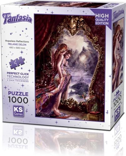 KS Puzzle 20679 - Hoffnungslose Überlegungen - 1000 Teile Puzzle für Erwachsene