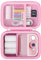 Supmay Kids Camera Case Compatible with Hangrui for Gofunly for TIATUA for Lenudar for GREENKINDER for HiMont for Cocopa for CAMCLID Kids Camera Instant Print, Prints Paper Storage Bag, Pink