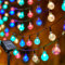 Acxilexy Solar Lichterkette Aussen, 12M 100 LED Kugeln Lichterkette, 8 Modi Solar Weihnachtsbeleuchtung Außen, Wasserdicht Kugeln lichterkette für Garten Terrasse Bäume Weihnachten