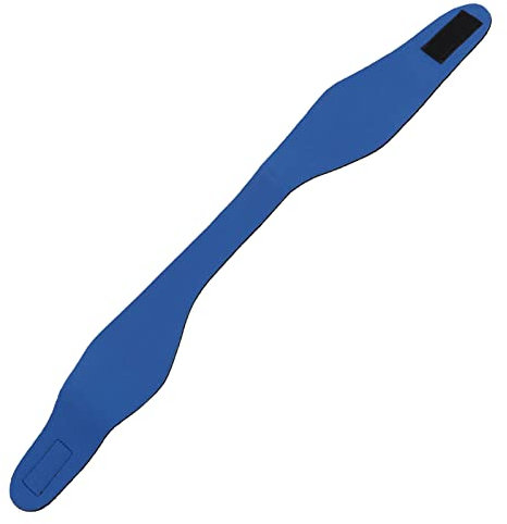 Schwimm-Stirnband, für Kinder und Erwachsene, Schwimm-Ohr-Kopfband, elastisches Neopren-Haarband, verstellbar, für Schutz, Abdeckung, Bad, Dusche, Pool, Schwimmen (L)