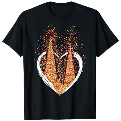 Kölner Dom Konfetti Im Herzen Karneval Für Kölner Alaaf Köln T-Shirt