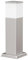 ledscom.de Wegelicht/Pollerleuchte POLLY für außen, IP44, 35 cm, edelstahl, 1x G9 max. 10W