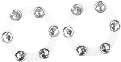 OFFSCH 2 Pièces Batterie Tambourin Tambourin Cloche Pour Tambour Anneau De Cymbale De Tambour Cloche De Tambour Anneau De Tambour Remplacer Salut Chapeau Gel De Silice