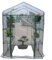 Serre tente, mini serre de jardin en PVC pour fleurs de jardin, protection contre le gel froid (143 x 143 x 195 cm) (PVC)