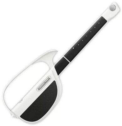 Chitarra Elettronica Senza Corde, Chitarra Silenziosa da Viaggio con Spartito Musicale Interattivo APP, Accompagnamento Automatico di Accordi, Chitarra Elettrica Intelligente