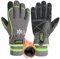 AIGEVTURE Arbeitshandschuhe für kaltes Wetter, Herren, Winter, Mechaniker-Handschuhe, wasserdicht, isoliert, Winterhandschuhe mit Thermo-Fleece, Touchscreen, Grün (XL)