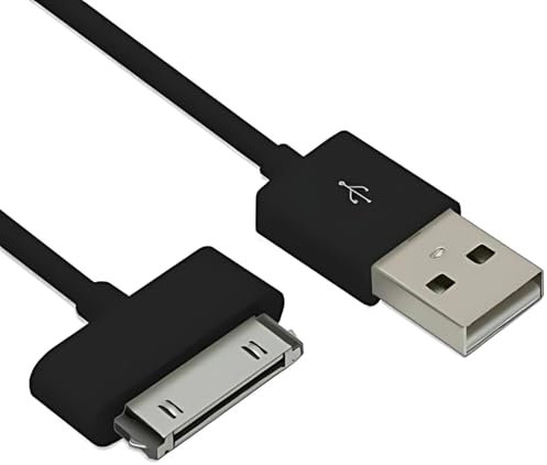 Cavo di ricarica da USB a 30 pin, cavo di ricarica per iPod, cavo dati di ricarica rapida compatibile con iPhone 4/4S/3G/3GS, iPad 1/2/3, iPod Touch 1/2/3/4, iPod Classic 1/2/3, vecchi dispositivi a