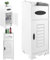 Youyijia Bathroom Storage Unit Waterproof Bathroom Cabinet With Tissue Holder Bathroom Cabinets Free Standing for Office Living Room Kitchen Entryway 55x21x21CM