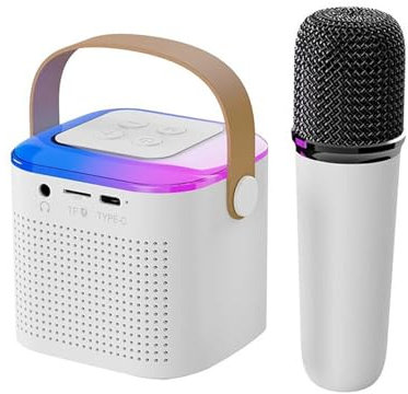 Cassa Speaker Portatile Karaoke Wireless Bluetooth Microfono musica altoparlante