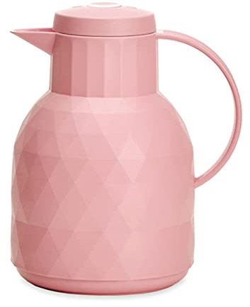 ZYSKABQ 1L Diamond Double Mur en Verre Vide à Vide ménage Bureau Thermique Bouteille d'eau Chaude Kettle Pot White Tea Coffee ES (Couleur: Blanc) () Octopus Feet