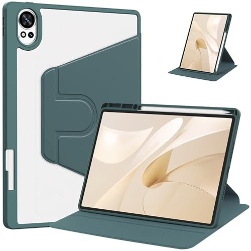 Capa para Tableta Huawei MatePad 12X 2024 12 Pulgadas con Soporte para S Pen, Funda Inteligente con Tapa giratoria de 360 Grados, Funda Delgada con función de Reposo/activación automática