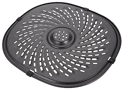 DIYEAH Air Fryer Grill Pan and Divider Plates Non-Stick Carbon Steel Replacement Tray for Air Fryer Accessories Suitable for Ninja and Instant Models