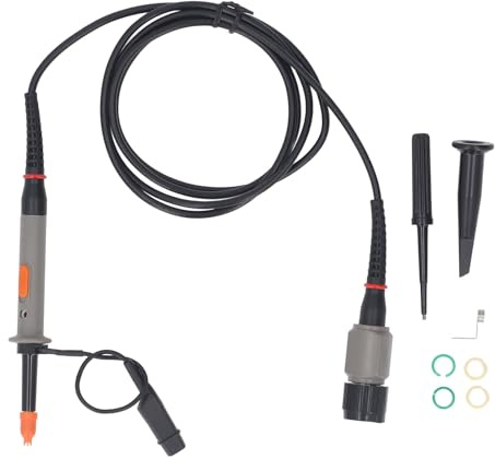 T6500 500Mhz Oszilloskop Probe Kit Universal Oszilloskop Sonden Kit Passives Hochimpedanz Universal Oszilloskop Sonden Mit Wechselbarem Tipp BNC Stecker für Oszilloskope der eingestellt werden