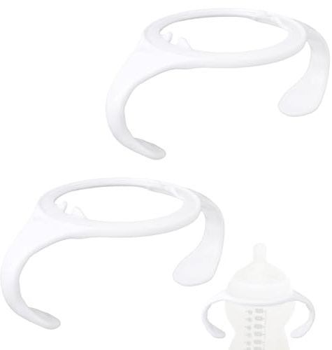 lasuroa 2pcs Poignées Biberon pour Tommee Tippee, Ergonomique Prise Anti-Dérapante Auto-Alimentation Facile Porte-Biberon Remplacement Sans BPA pour Bébés Nouveau-Nés