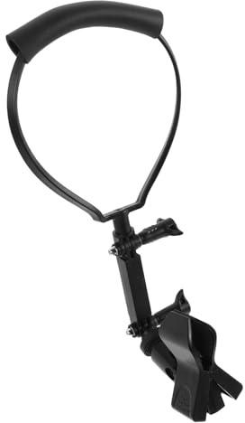 HOMOCONO Neckband Microphone Stand Portable for Stage Hosting Guitar Singing Magicians Shows Adjustable Ergonomic Design Hands Use