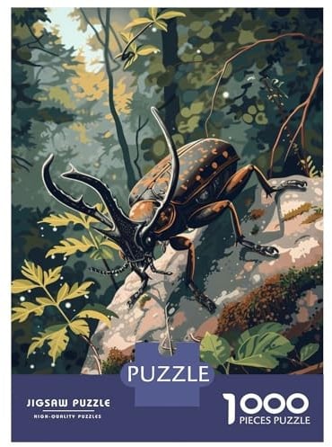 Puzzle Für Teenager, 1000 Teile Black Beetle Teenager-Puzzles, Denkspiel, Präzisionsschnitt, Einzigartig, Geburtstagsgeschenk 70x50cm/1000pcs