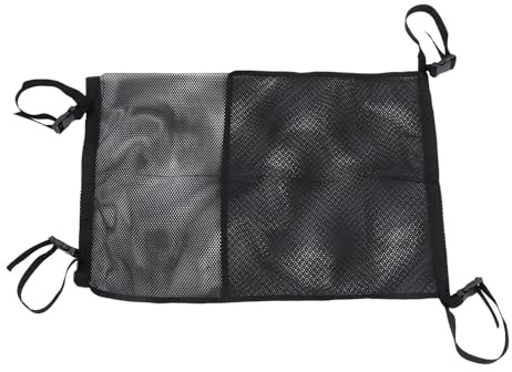 CANIGHT Wheelchair Side Bag with Dual Cylinder Compartments and Mesh Pocket, Lightweight Oxygen Bottle Holder for Wheelchair and Mobility Scooter, for Elderly Mobility Aid and Outdoor