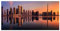 DekoGlas Glasbild 'Dubai Business Bay' Acrylglas Bild Küche, Wandbild Flur Bilder Wohnzimmer Wanddeko, einteilig 100x50 cm