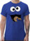 T-Shirt Herren - Karneval & Fasching - Keks Monster I Krümelmonster I Cookie Monster Fastnacht I Fasnacht I Fasnet - XL - Royalblau - Partner Look Family faschingsshirt Faschings Auge Shirts