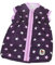 Bayer Chic 2000 792 71 Puppenschlafsack für Baby-Puppen bis 55 cm, Puppenkleidung, Puppenzubehör, 3-8 Jahre , Stars lila