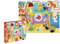 Janod Tast-Puzzle für Kinder, Die Haustiere, 20 Teile, davon 7 mit Textur, Lern- und Tastspiel, Tastsinn, Feinmotorik und Konzentration, ab 2 Jahren, J02686