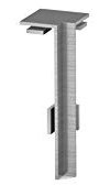 Prinz Innenecke für Aluminium-Sockelleiste Cultus45 - Nr. 352 - Edelstahl gebürstet - 60 x 14 mm