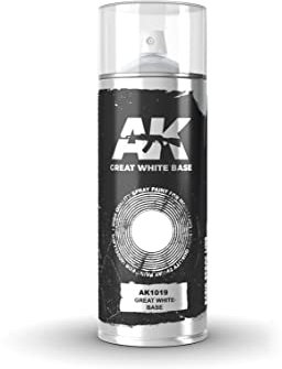 AK-Interactive AK1019 Great White Base Spray Grundierspray