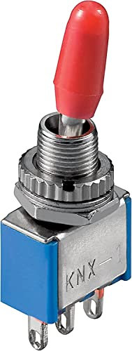 CABLEPELADO Interruptor de palanca ON-ON SPDT | 3 Pines | Interruptor 3 terminales | 6 A 125 V CA | 3 A 250 V AC | Apto para bricolaje o modelismo