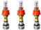 DAZZLEEX Lot de 3 débitmètres collecteurs de chauffage au sol pour régulateur d'eau DN25
