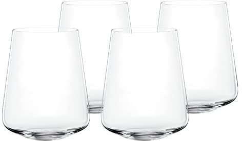 Spiegelau 4-teiliges Softdrinkgläser-Set, Trinkgläser, Kristallglas, 490 ml, Definition, 1350179