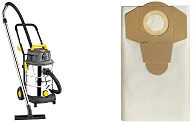 Vacmaster WD L30 L Class 30L Dust Extractor - Wet & Dry Vacuum Cleaner - Powerful Suction with HEPA 13 Filter For Heavy Duty Cleaning, 30 Litre Tank with 5 additional dust bags