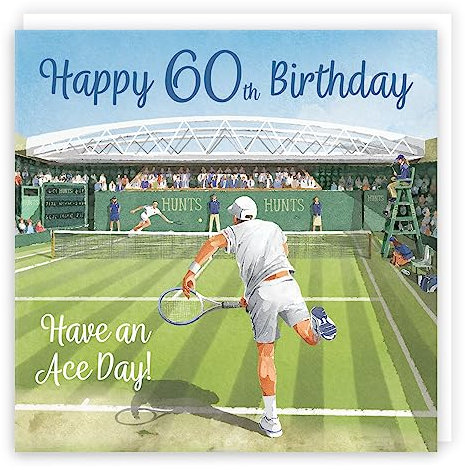 Hunts England Geburtstagskarte zum 60. Geburtstag für ihn, 60. Geburtstag, Milo's Gallery Collection, 60. Geburtstag, 60. Geburtstag, lustige Karte