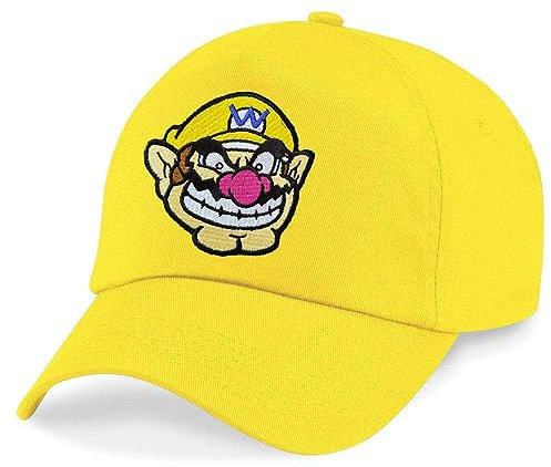 Blondie & Brownie Kinder Baseball Cap, Wario, Gelb