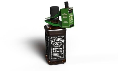 Jack Daniel's Tennessee Whiskey Old No.7, 40% Vol. Alcohol, 700 ml con Miniatura Jack Daniels Apple 5cl de regalo