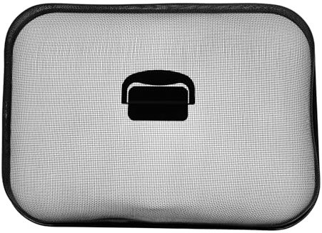 BESTonZON Iron Mesh Metal Food Cover, Large Rectangular Tent for Cake Fruit, Rectangular Food Protection Mesh Net Lid to Keeps Out Flies, Bugs for Indoor Outdoor, Home Picnics Barbecue Camping