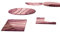 REDBEST Badematte Louisville Altrosa Größe 70x120 cm