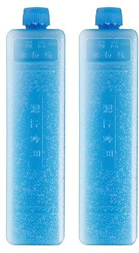 Packs de congélation, blocs de glace,2 packs de glace froide réutilisables - Bloc froid longue durée, sac de glace portable pour boîtes à déjeuner et glacières, garde les aliments frais et froids