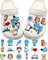 MOPZIJA 20pcs crocs stecker，Schuh Charms Schuhanstecker-Crocs-Stecker Set Pins für Clog-Dekor Glitzer Zubehör Tiere Medizin Buchstaben Schuhclips für Kinder Jungen Mädchen crocs anstecker medizin