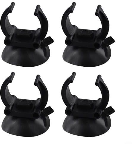 Replacement Aquarium Heater Suction Cups, 4-Pack or 8-Pack, Heavy-Duty Resin Clips for Fish Tank Thermostats, 35mm Diameter with 2.5cm Clamp Range, Secure Adhesion for Aquarium Use(8pcs)