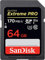 SanDisk Extreme PRO 64GB SDXC Memory Card up to 170MB/s, UHS-1, Class 10, U3, V30, Black