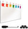 Navaris Magnettafel Magnetpinnwand Memoboard zum Beschriften - 60x40 cm Notiztafel div. Designs - Tafel abwaschbar mit Halterung Magneten Stift